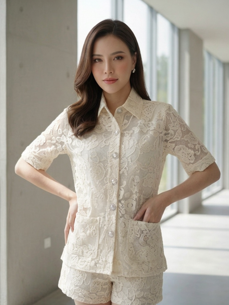 Ivory Charm Co-ord