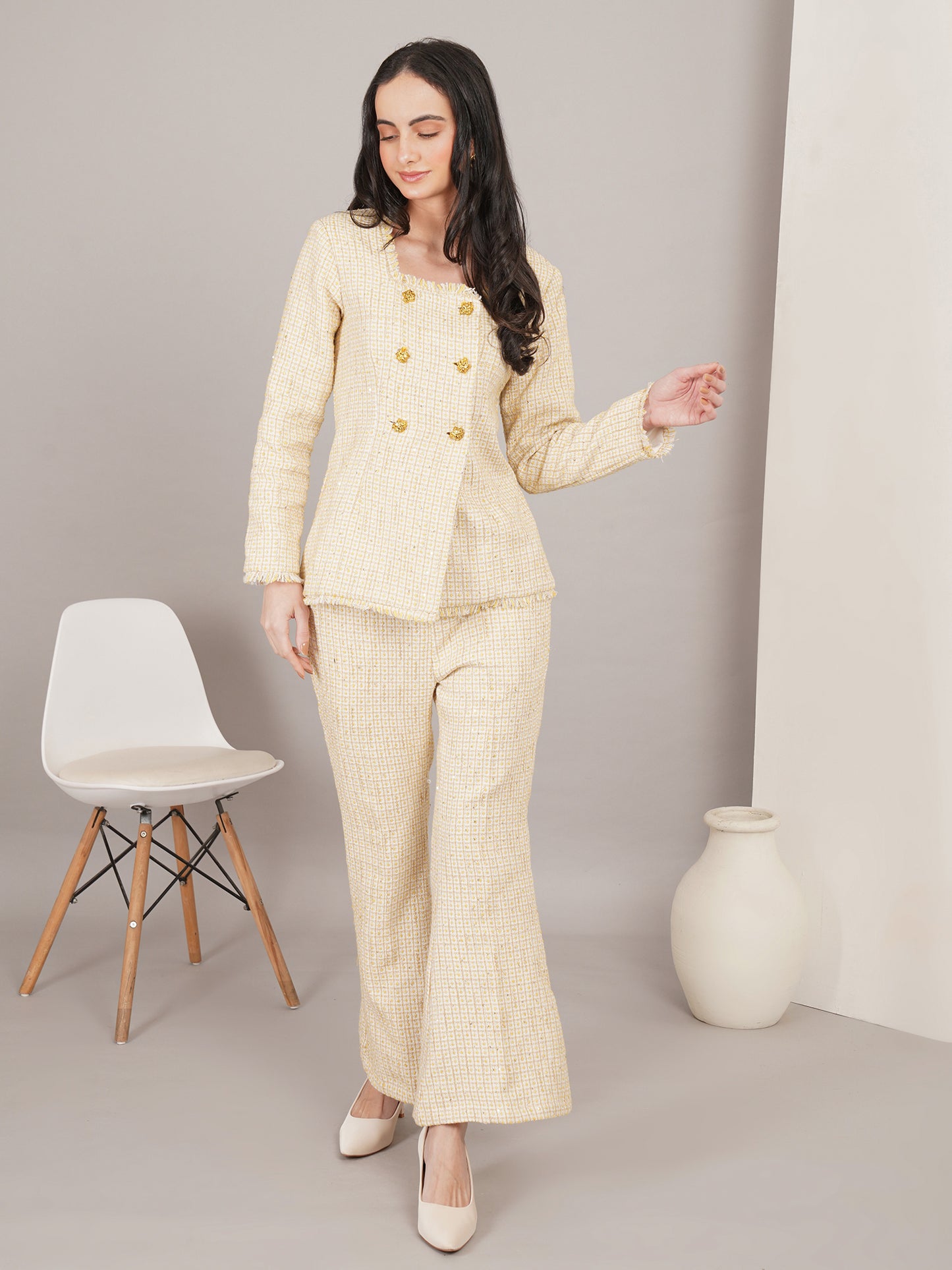 Honey Pearl Tweed