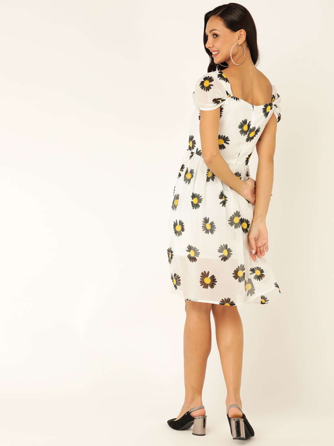 White Floral Dress for Effortless Elegance