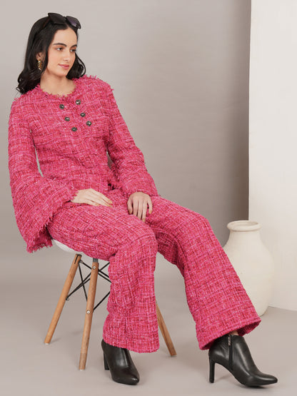 Coco Fuchsia Tweed