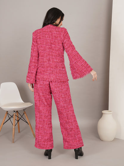 Coco Fuchsia Tweed