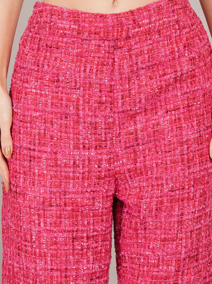 Coco Fuchsia Tweed