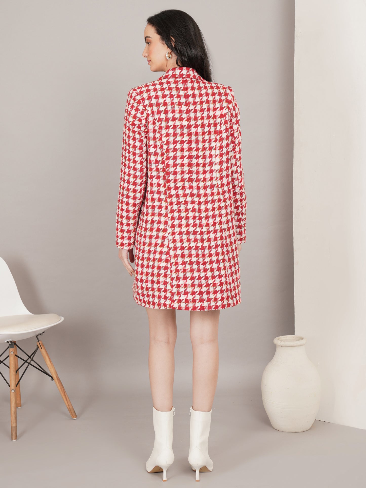 Coco Noir Tweed Dress