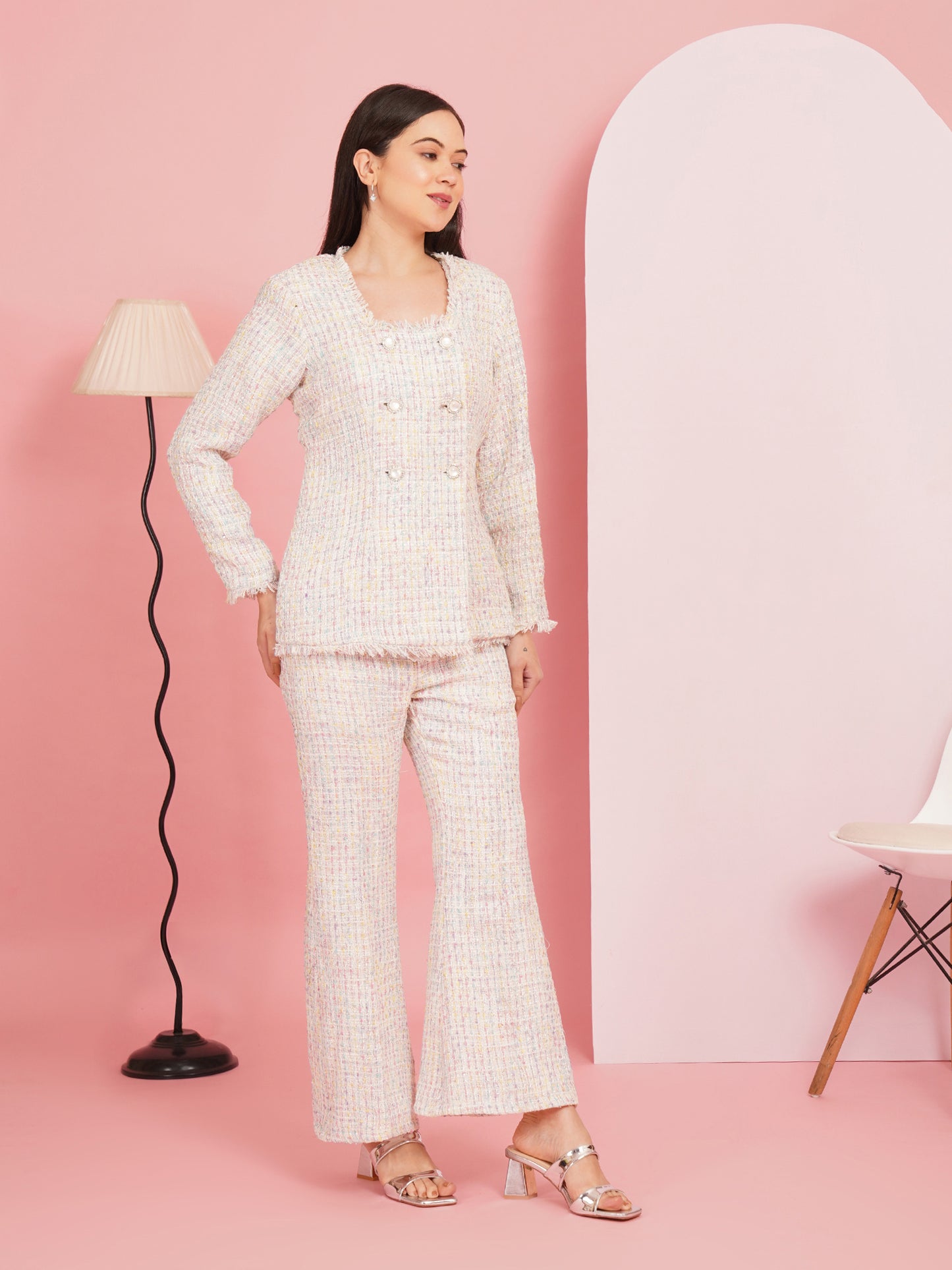 Blush And Bold Tweed
