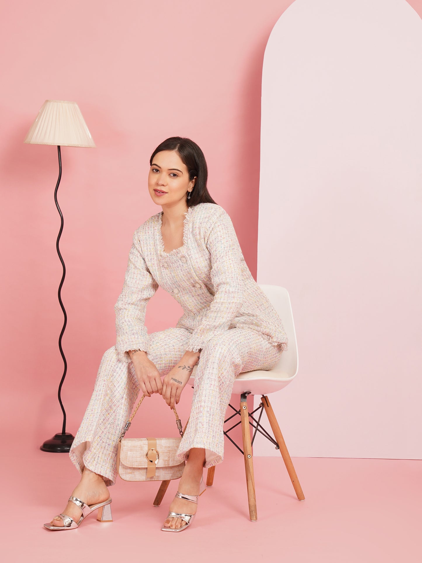 Blush And Bold Tweed