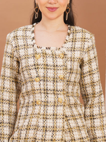 Gilded Check Tweed Ensemble
