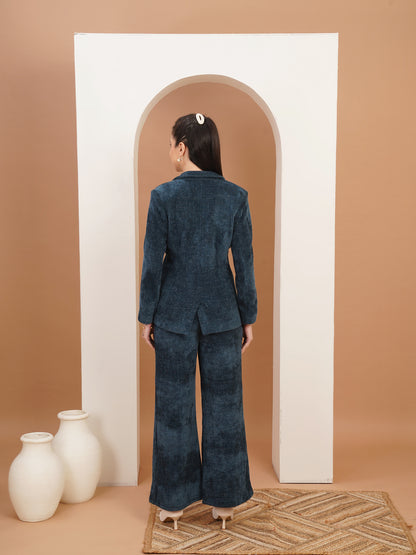 Sapphire Teal Corduroy Suit