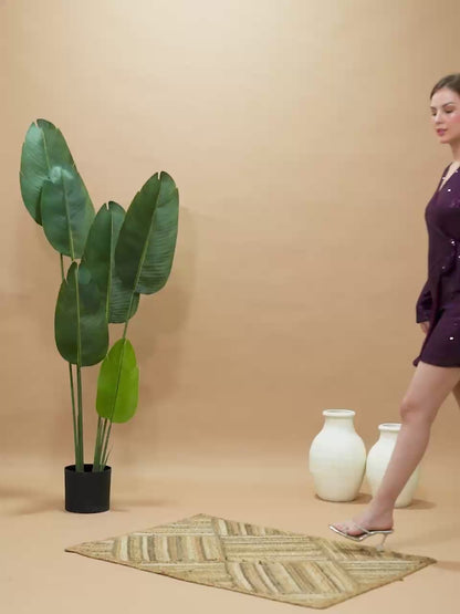 Maroon Sequin Bodycon Mini Dress for Women – Long Sleeve Party Wear Dress